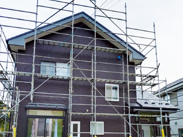 秋田市の外壁張替え施工事例